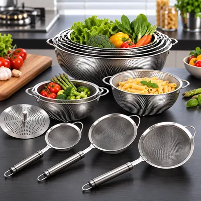 Stainless Steel Filters, Strainers and Colanders